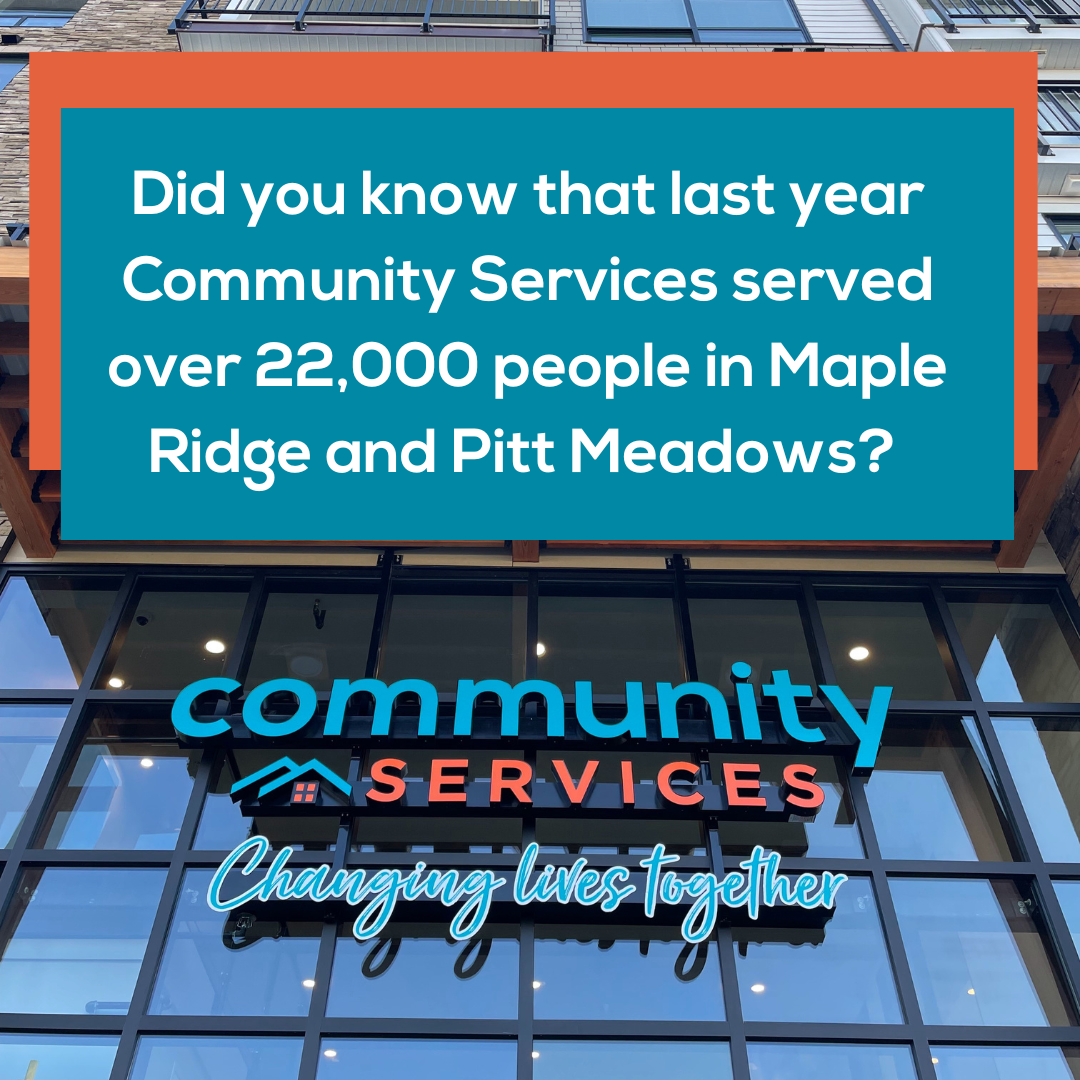 Did you know that last year Community Service served over 22,000 people? Community Services